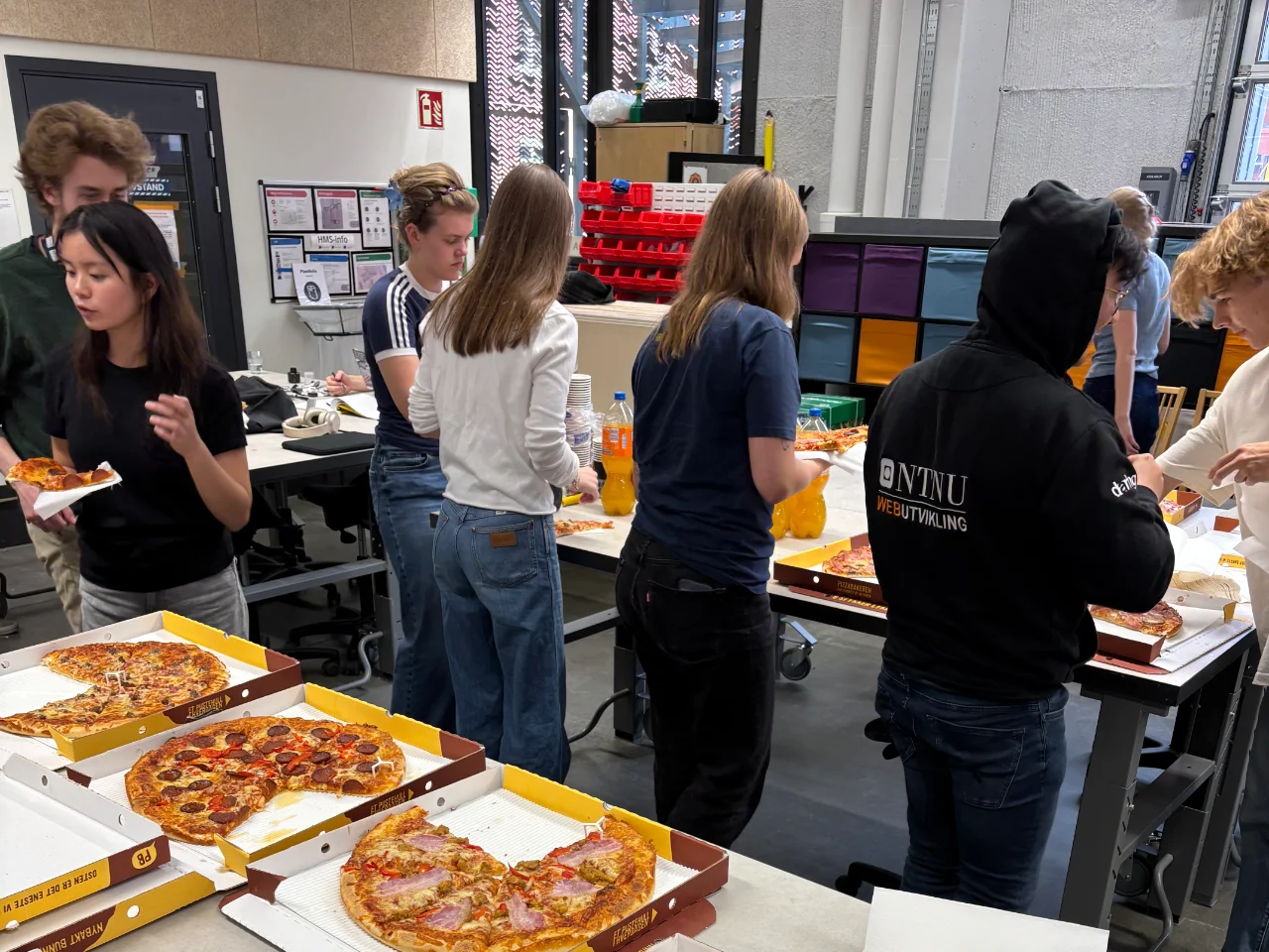 Gratis pizza på arrangement